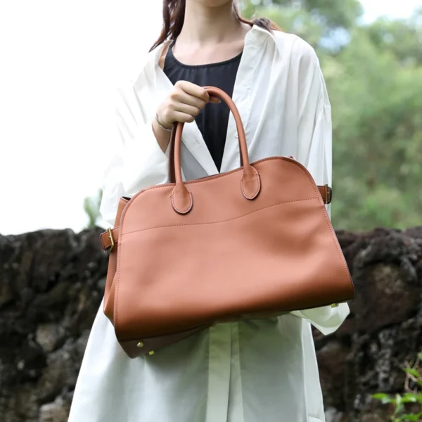 Genuine Leather Margaux Handbag - Image 6