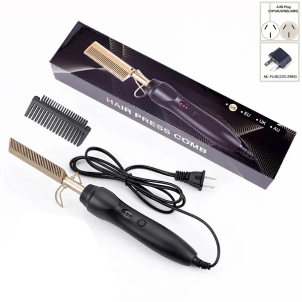 2 in1 Hot Comb Hair Straightener - Image 5
