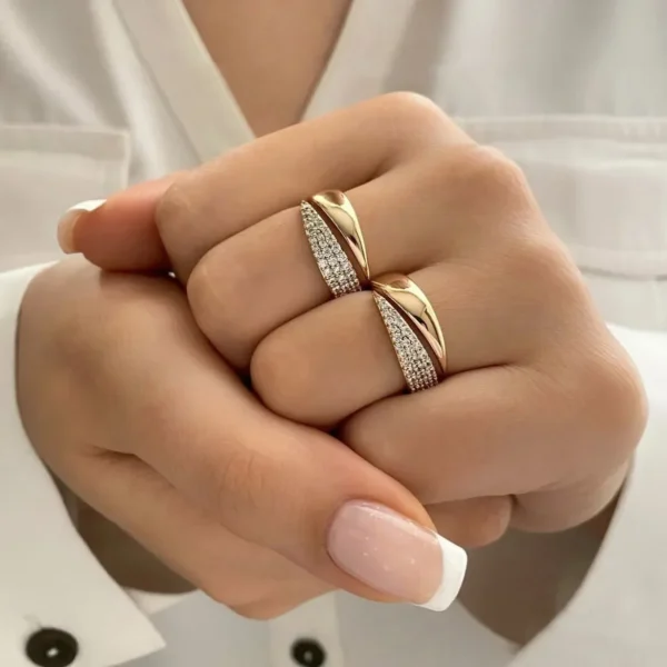 Gold Plated Sun Rings