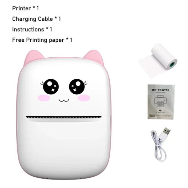 Portable Thermal Printer Mini Cat - Image 8