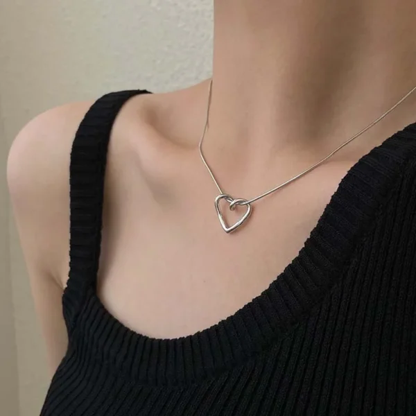Heart Pendant Necklace - Image 3