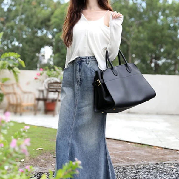 Genuine Leather Margaux Handbag - Image 5