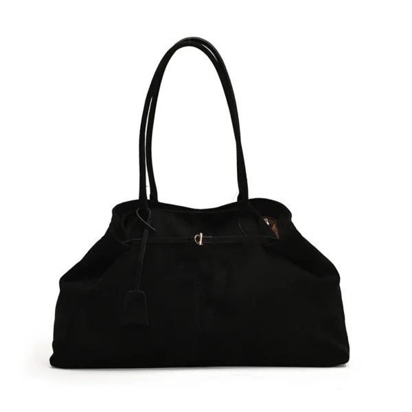 Suede Handbag - Image 6