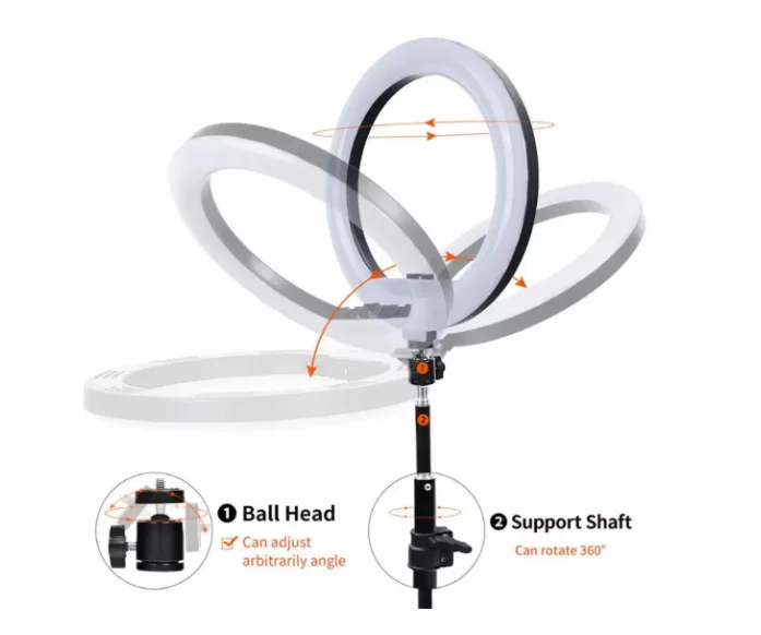 Ring Light Iluminador 10 Polegadas Com Tripé De 2.1m ENVIO RAPIDO PARA TODO O BRASIL - Imagem 2