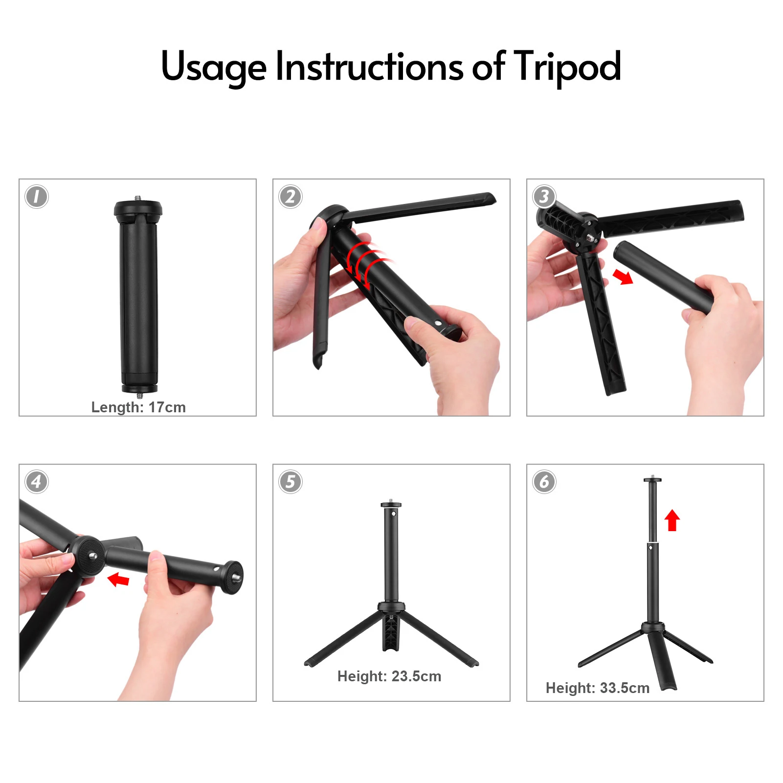 Iluminação LED RGB Portátil Andoer W140 Temperatura de Cor 2500K-9000K - Imagem 6